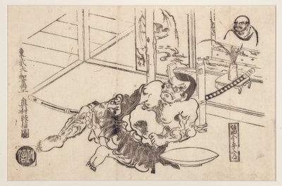 The Priest Sakata Kimpira, 1710-20 by Okumura Masanobu